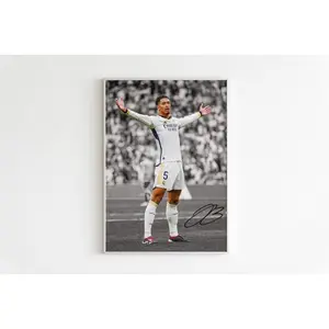 Eduardo Camavinga, Vinicius Junior , Jude Bellingham, Federico Valverde Poster, Football Print, Football Poster