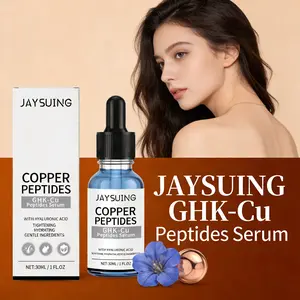 JAYSUING GHK-Cu Peptides Serum - Copper Peptide Instant Firming Tightening 48H Hydrating Moisture Soothing Gentle Skin Repair Facial Serum