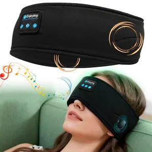 Wireless Bluetooth Music Eye Mask Sports Headband Anti-noise Headphones Talk Running Yoga Music Headwear Wireless Sleep Headphon