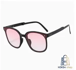 Foldable UV400 Polarized Sunglasses, Portable Square Sun Glasses, Lightweight Anti-UV Shades for Women Men, Outdoor Driving, Travel, Beach, Daily Use
