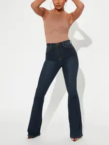 Tall Deep In My Soul Flare Jeans - Dark Denim