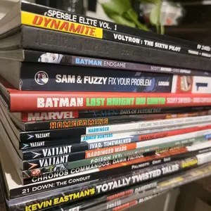 Random Comicbook Graphic Novel Grab Bag Featuring Dynamite Batman Endgame & Sam Fuzzy Fix Your Problem Titles