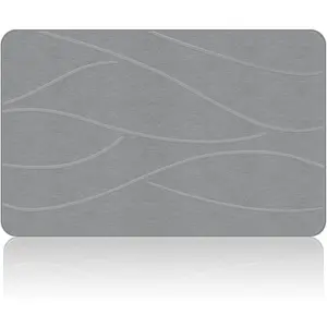Stone Bath Mat Diatomaceous Earth Shower Mat Non-Slip Super Absorbent Diatomite Stone Bath Mats for Bathroom Floor Quick Drying Natural Easy to Clean