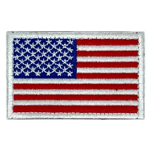JupiterGear Tactical USA Flag Patch with Detachable Backing