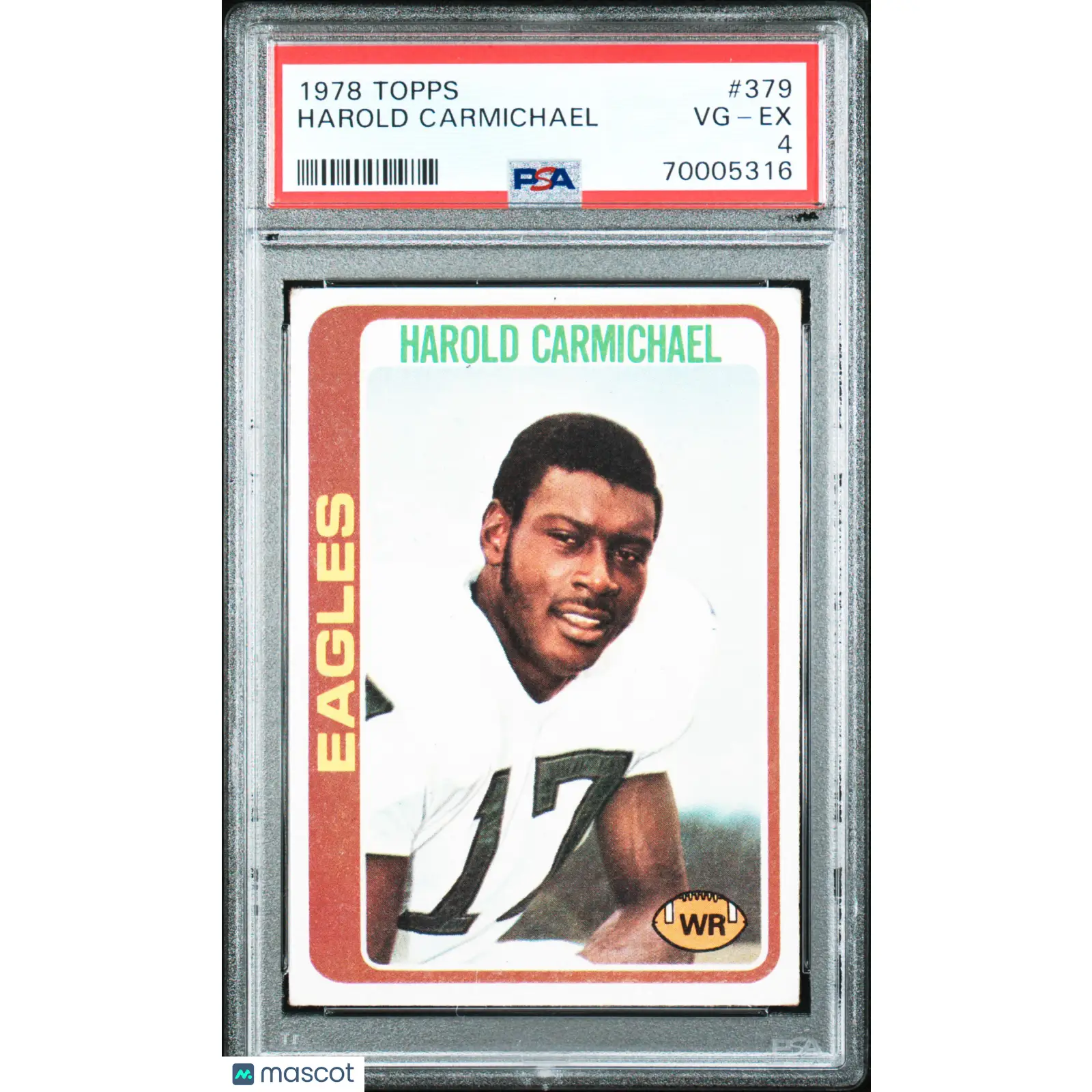 Harold Carmichael PSA 1978 Topps #379 Football 4
