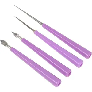 File Set 4 count - Cuts & Polishes Glass, Stone, Ceramic, Hardened Steel  Push/Pull Strokes - for  Making, Stone Polishing, Metal Deburring, Craft Engraving