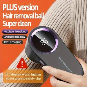 Digital Display Fabric Shaver, USB Rechargeable Portable Pilling Remover, Clothes and Socks Piller Remover, Lint Remover, Long Battery Life, Perfect Christmas Gift
