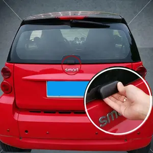 New Hot For Old Smart fortwo 451 Car Rear Bumper Trunk Back Door Handle Sticker Auxiliary Knob Exterior Decoration Auto Car Accessories For Car Decor