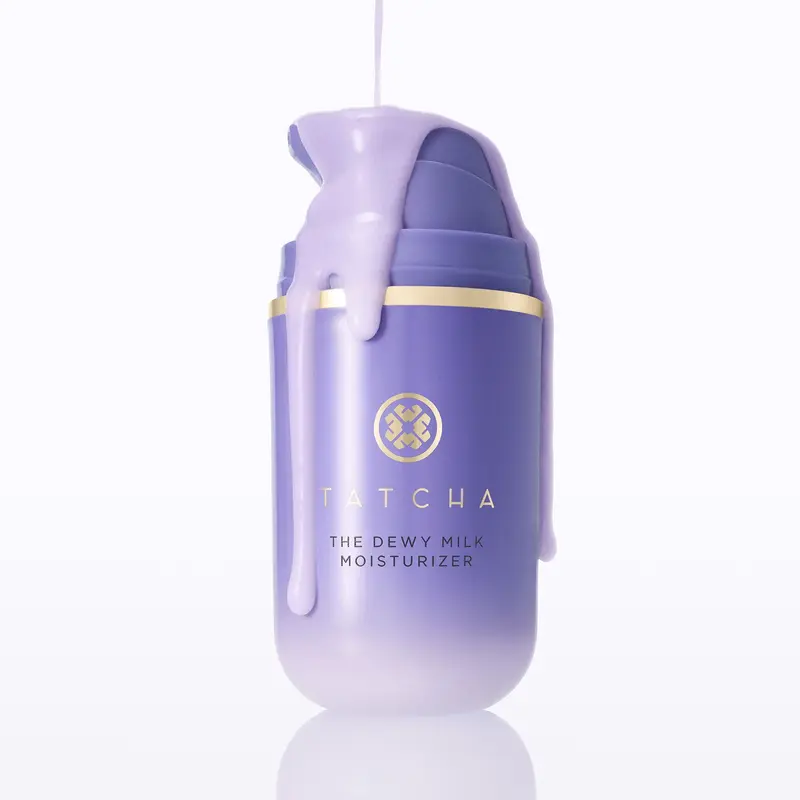 TATCHA Dewy Milk Moisturizer & Travel Size Rice Wash
