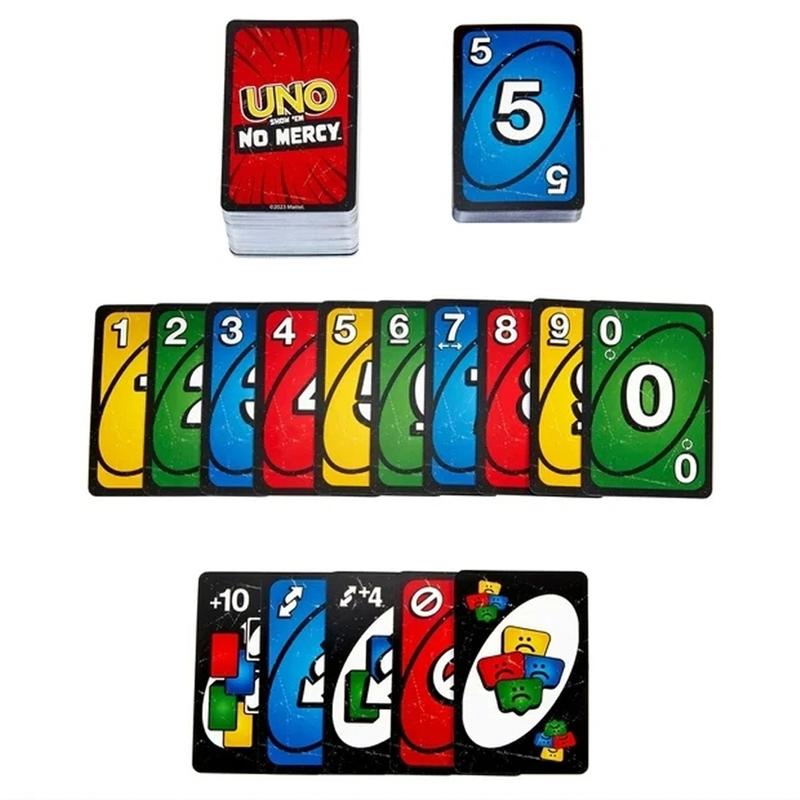 New Iron Box Uno Game Board Card Game, Party Cards Game, Family Gathering Entertainment, Family Fun Game, Uno Card Toy for Kids, Birthday Christmas Gift