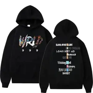 Juice 999 Hip Hop Rapper  Hoodie Tour Concert Hoodie Men's Hip Hop Fashion Pullover Sweatshirt Unisex Casual Long Sleeve Hooded Gothic Streetwear S-XXL