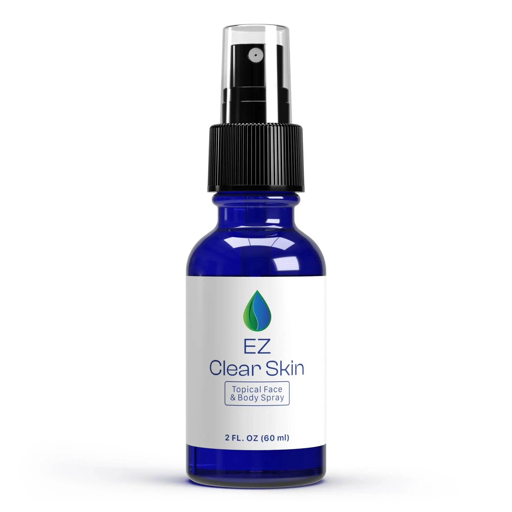 IodinePure EZ Clear Skin Facial & Body Mist | Natural Iodine Refreshing Skin Mist | Daily Hydrating Face & Body Spray | 2 fl oz