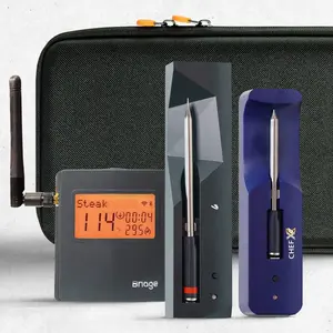 BBQ & Kitchen 2.0 Bundle [2-Probe/Unlimited Range] | Quad Sensors   Meat rmometer with  | for , Grilling, BBQ, Air Fryer, Deep Frying, Oven, Sous Vide, Rotiss