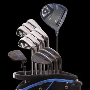 Lazrus Golf 13 pc Set - LAZ2 Driver, 3 Wedges Set, Irons (4-PW), Putter & Bag (optional)