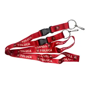 Toluca 2-Pack Soccer Team Lanyard Keychain Futbol Mexicano Gift Souvenir