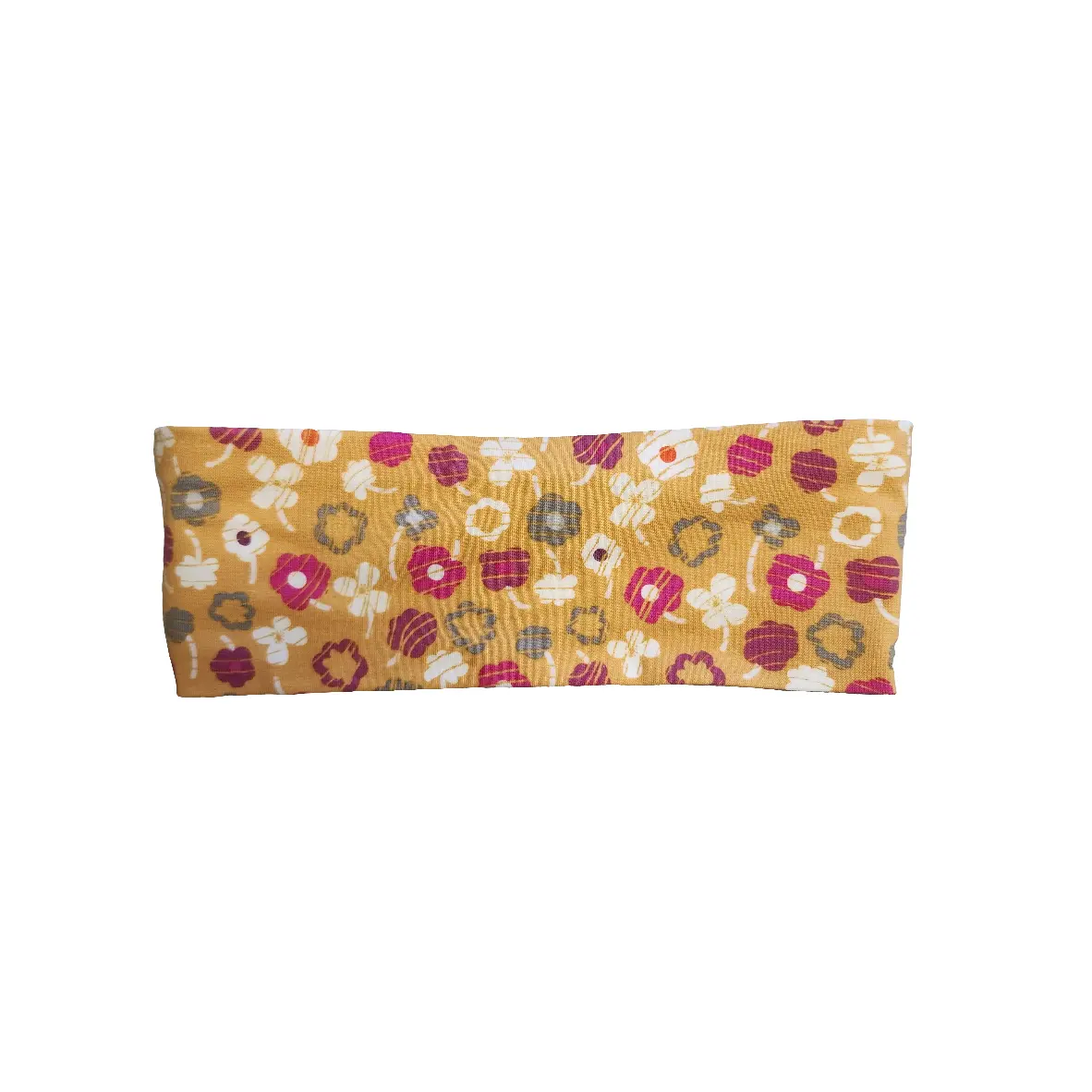 Flowers on Mustard Headband