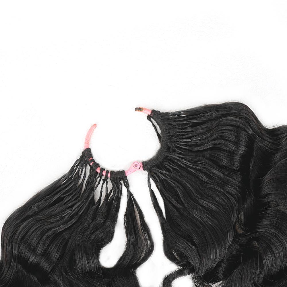 [Cheapest] Mamushow Feather Crochet Human Hair Bundles for Miracle Knots Human Hair Burmese Curly Pre-Separated 50g/Pack Reusable Invisible 100% Virgin Human Hair Crochet Extensions Natural Black #TiktokShopSpringGlowUp #HairTok#Summervibes