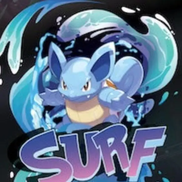 Surf Slab Bag - 1 English or Japanese PSA/Beckett/CGC Graded Card