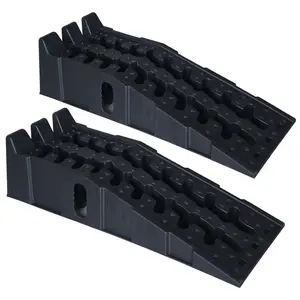 Car Ramps for Oil Changes 6.7" High Lift Vehicle Maintenance, 7000 LBS Jack Support Tire Ramp