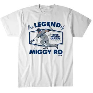#MiguelRojass The Legend Of Miggy Ro Shirt, Graphic Tee, Los Angeles 2025 World Champs Baseball Tee, Unisex Vintage Graphic Shirt