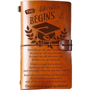 Graduation Gifts Leather Journal, Graduation Gifts for Hers Him 140 Page Refillable Journal, 2026 High School College Masters  Phd Nurse Graduation  Ideas for Women Men