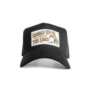 Saddle Up Trucker - Black