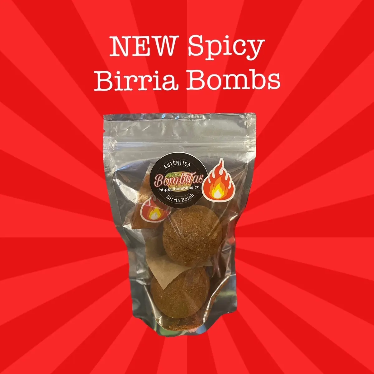 Spicy Birria Bomb 2 pack Effortless Birria, Spicy Flavor. All you need is water, any type of meat and One Bomb! Make Authentic Mexican meals effortlessly. EZ Birria, Spice Bomb, Birria Bombs seasoning bombz instant crockpot Dried Garlic Dry Beef Chilli sp