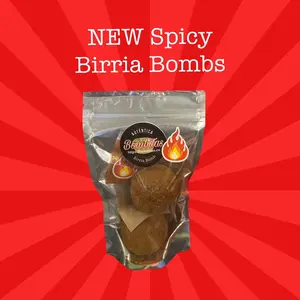 Spicy Birria Bomb 2 pack Effortless Birria, Spicy Flavor. All you need is water, any type of meat and One Bomb! Make Authentic Mexican meals effortlessly. EZ Birria, Spice Bomb, Birria Bombs seasoning bombz instant crockpot Dried Garlic Dry Beef Chilli sp