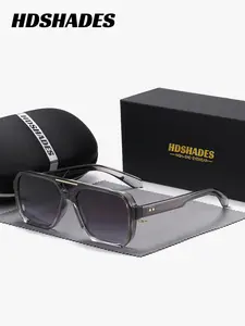 Hdshades Unisex Rectangular Full Frame Sunglasses, High-End Craftsmanship, Fashionable Trendy, Uv400 Protection, All Seasons