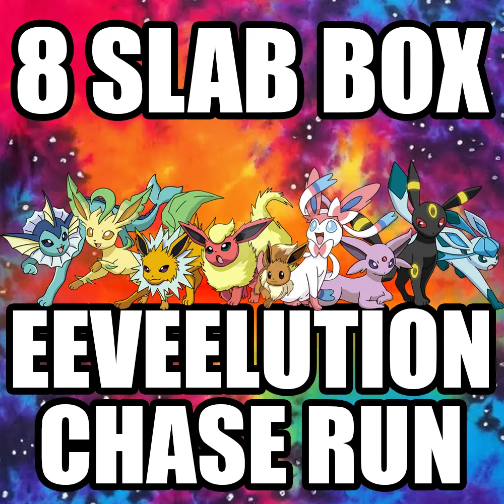 Eeveelution Chase Run - 8 Graded Card Box