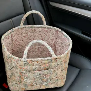 Home Storage Bag Organizer, Staircase Plant Basket Clothes Storage Bin, Collapsible Baskets, Multi-Purpose Household Organizing Solution