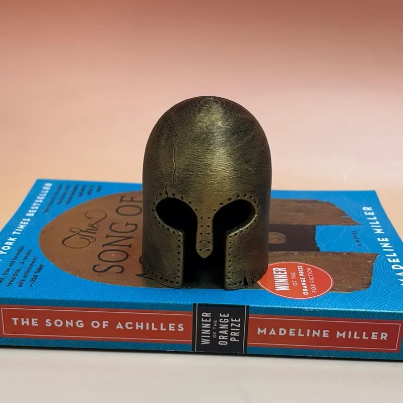 Achilles helmet shelf decor Achilles helmet shelf decor
