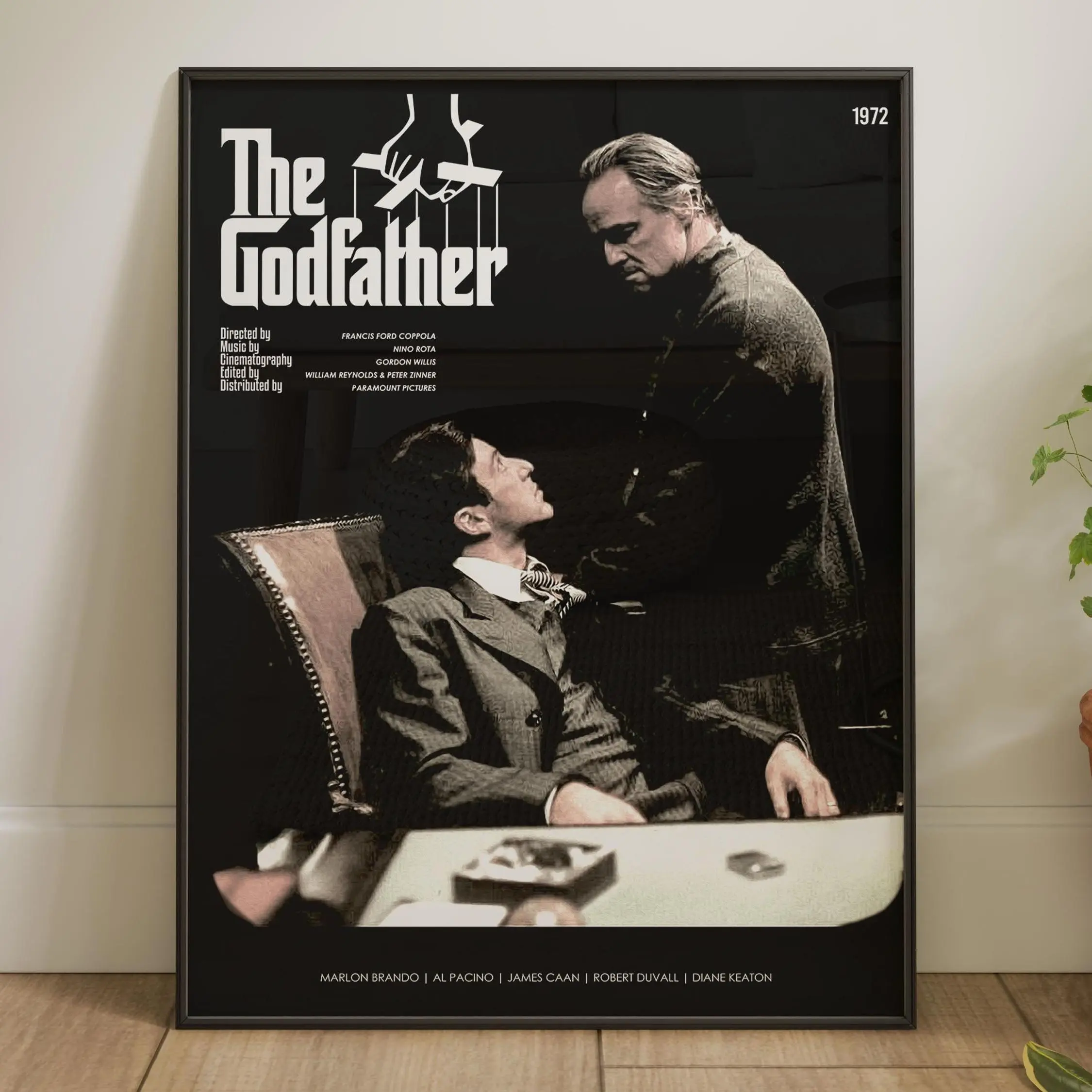 The Godfather Scarface Goodfellas Poster, Fhd Wall Decor Wall Hangings, Wall Art