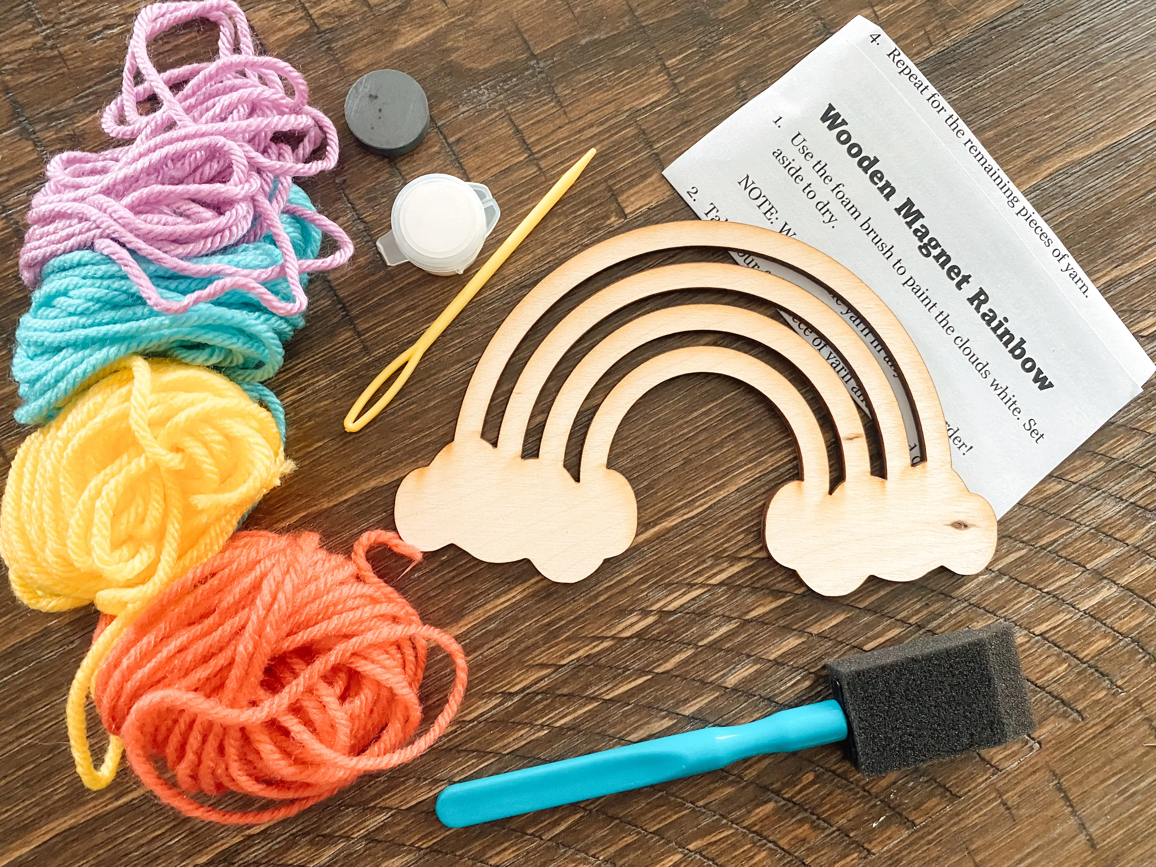 DIY Rainbow Magnet
