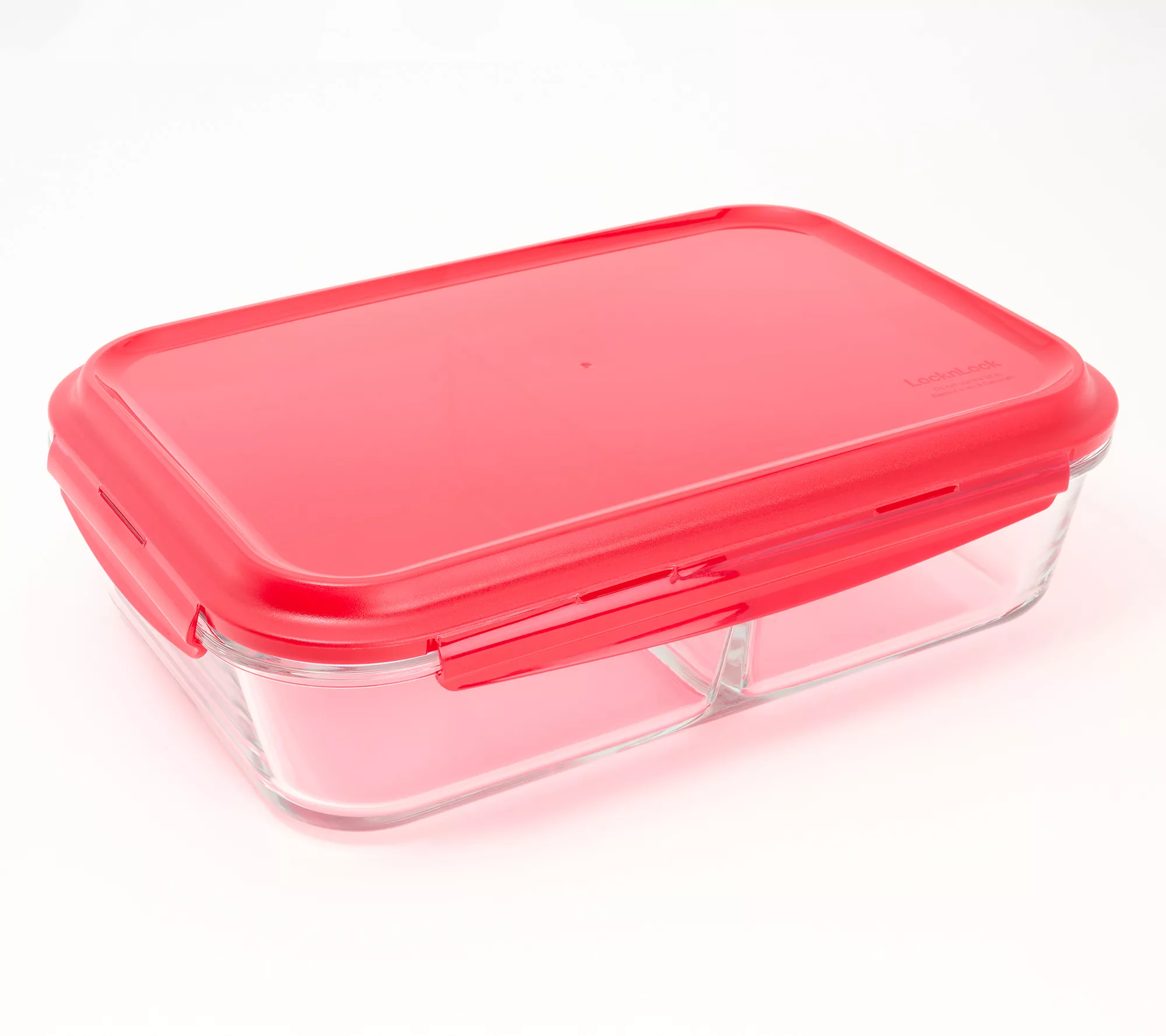 LocknLock 9x13 Divided Glass Baker w/ Locking Lid