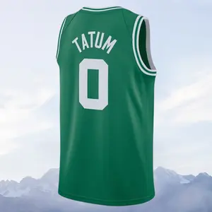 Jayson Men's Sleeveless stitched Basketball Jersey green