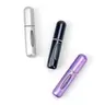 3pcs 5ML Aluminum Refillable Perfume Atomizer Multi-Pack - Eco-Friendly Portable Storage Bottles & Jars with Refillable Design, Universal Lid, Compact, Handy, Lightweight, Durable Tin Canister for Travel