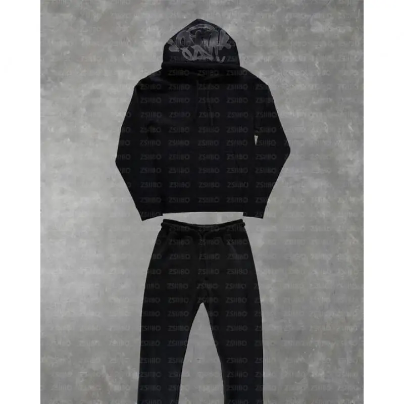 2025 Printed loose hoodie hip-hop streetwear men's and women's pullover casual set5211 2025 Printed loose hoodie hip-hop streetwear men's and women's pullover casual set5211