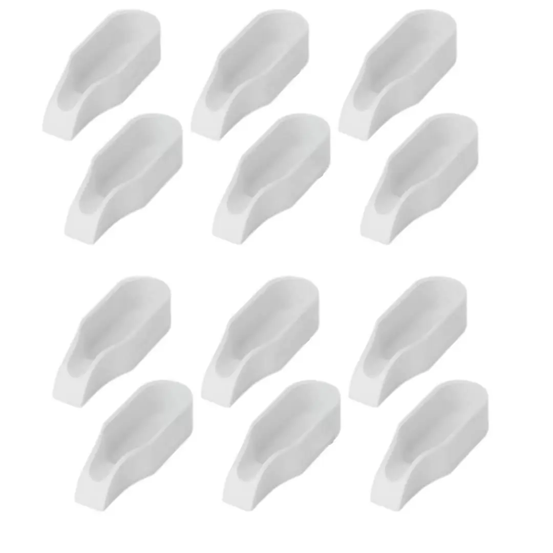 12PCS Silicone Paint Brush Rest Holder - Watercolor Oil Acrylic Brush Caddy Organizer, Non-Slip Palette Side Rest, Space Saving Design for Studio, & Painting Supplies