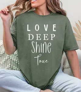 Love Deep • Shine True Graphic Tee