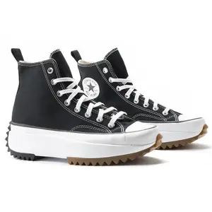 Converse Run Star Hike Hi Black White Gum 166800C Men's size 4.5 New