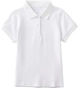 Girls Polo Shirt Short Sleeve Shirt for School Uniform Polo Shirts