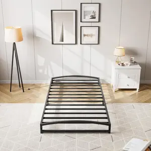6 Inch Twin XL Size Bed Frame No Box Spring Needed Noise Free Easy Assembly
