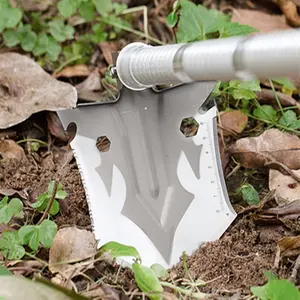 Heavy Duty Folding Shovel for Outdoor Camping Fishing Car Emergency with Multi Tools Portable Tactical Survival Gear