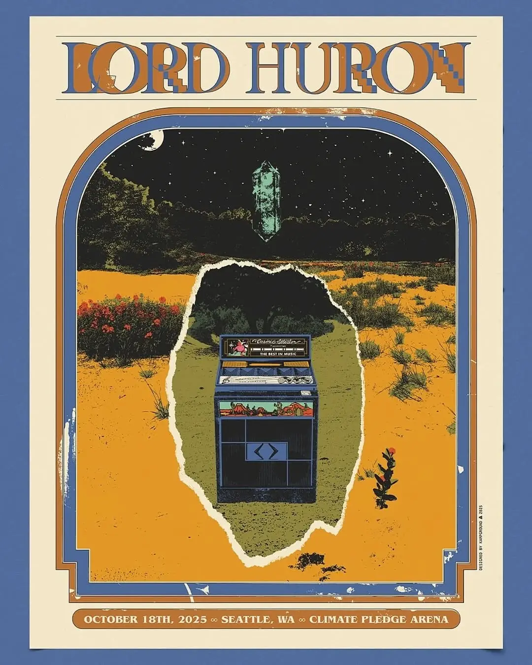 The Sandbox Memorandum: Lord Huron Tour Art