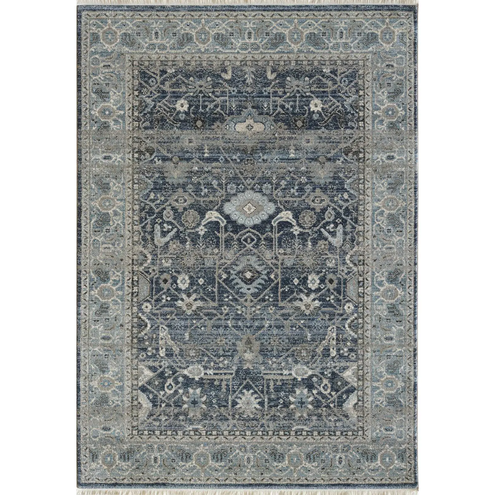 Dynamic Rugs Juno 6881 Blue Transitional Machine-Made Rug