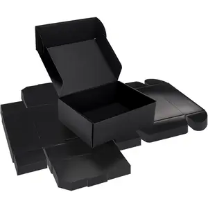 12x9x4 Black Shipping Boxes 20 Pack, Large Cardboard Mailer Boxes for Small Business Shipping Packaging