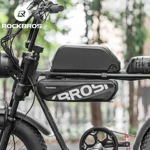 ROCKBROS Bike Frame Bag for Super 73 S2 Hard Shell Bike Bag Waterproof Bicycle Storage Bag Bike Pack 4.5 L Capacity Electric Bike Accessories