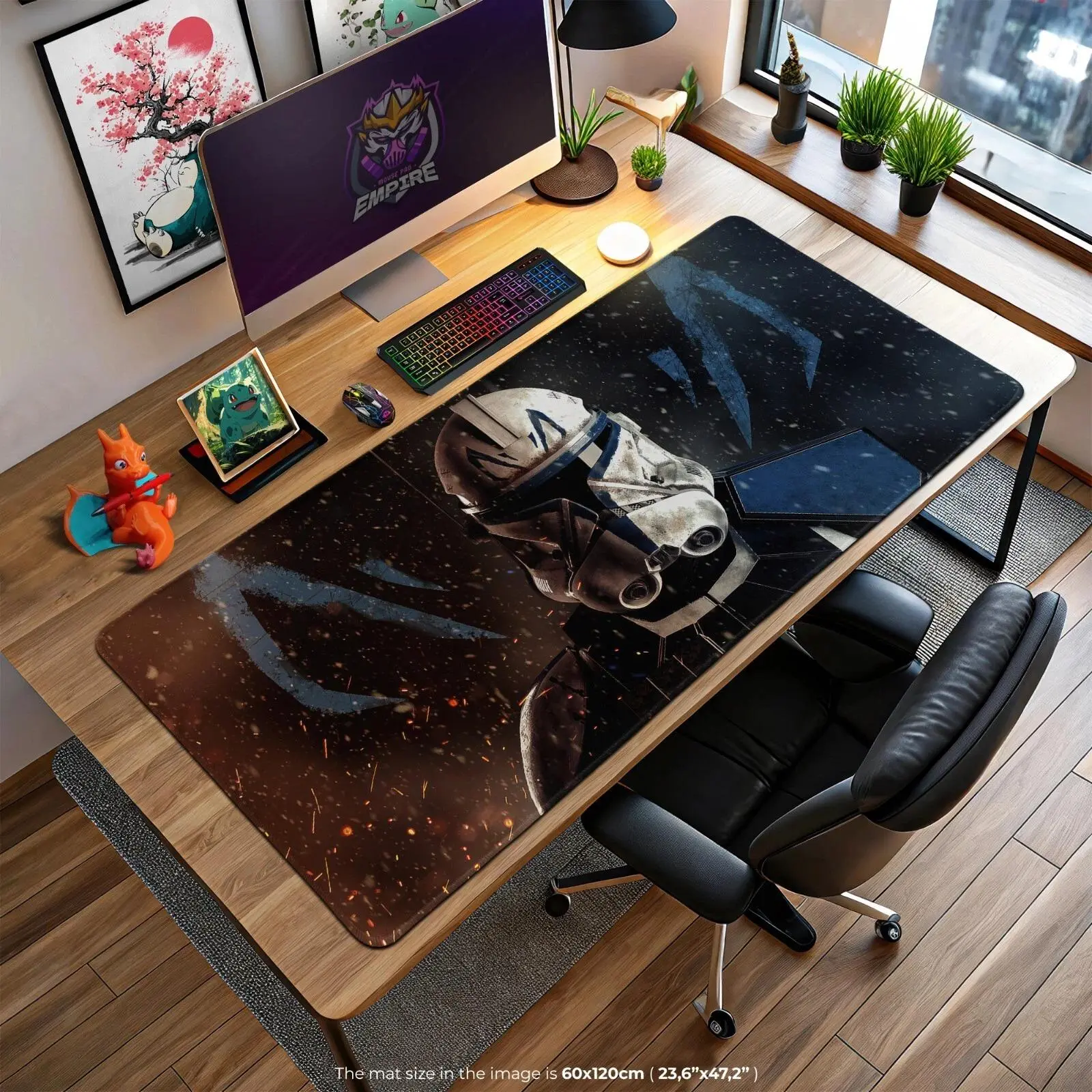 Trooper Desk Mat - Galactic Empire Gaming Mouse Pad
