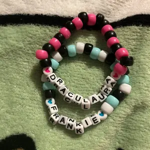 2 Monster high Kandi bracelets